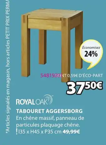 JYSK Tabouret aggesborg offre