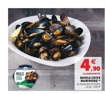 U Express Moule Cuite Marinière offre