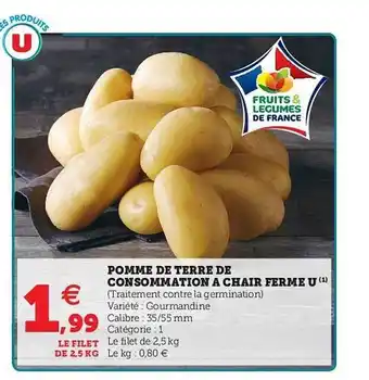 U Express Pomme De Terre De Consommation à Chair Ferme U offre