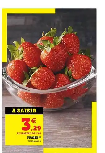 U Express Fraise offre