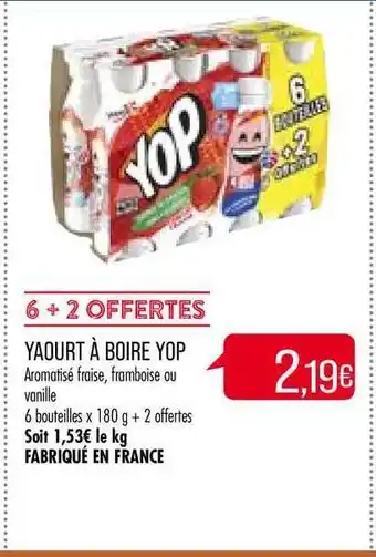Match Yaourt à Boire Yop offre