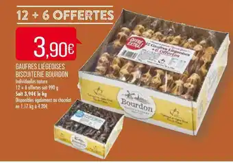 Match Gaufres Liégeoises Biscuiterie Bourdon offre