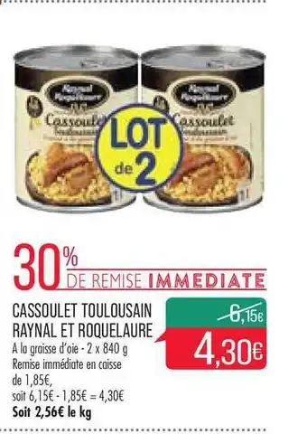 Match Cassoulet Toulousain Rayal Et Roquelaure offre