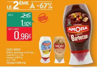 Match Sauce Amora offre