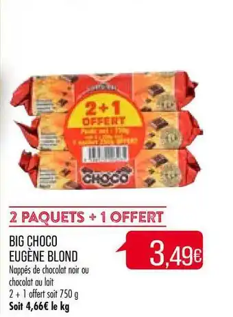 Match Big Choco Eugène Blond offre