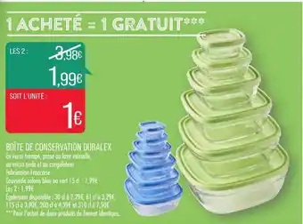 Match Boîte De Conservation Duralex offre