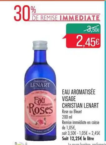 Match Eau Aromatisée Visage Christian Lenard offre
