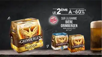 Match La Gamme Bière Grimbergen offre