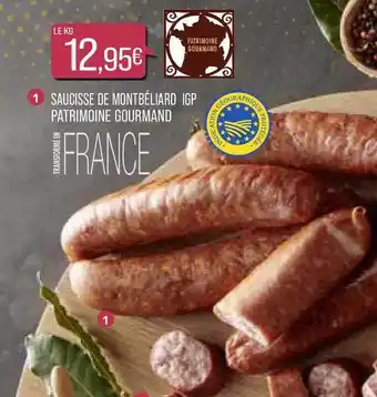 Match Saucisse De Montbéliard Igp Patrimoine Gourmand offre