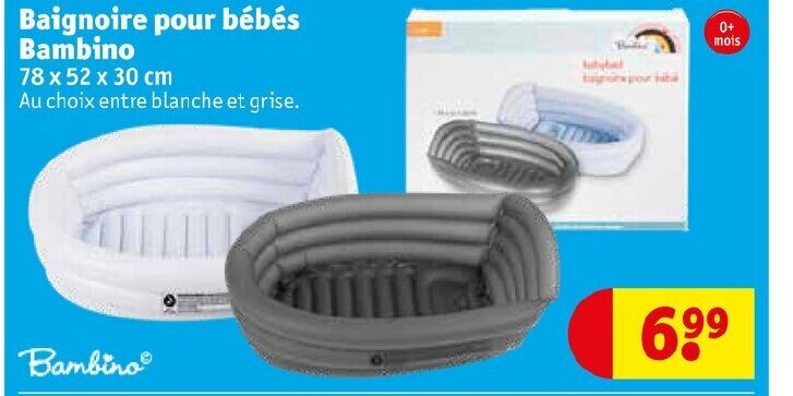 Promo Baignoire Pour Bebes Bambino Chez Kruidvat