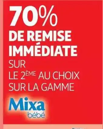Auchan La gamme mixa bébé offre