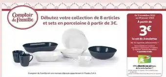 Auchan Le set de 2 assiettes offre