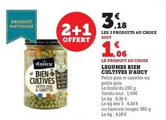 Hyper U Légumes bien cultivés d'aucy offre