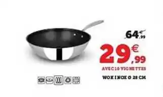 Wok inox ø 28 cm