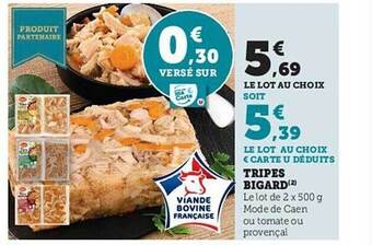 Hyper U Tripes bigard offre