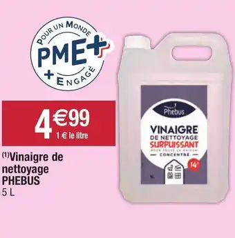 Migros Vinaigre De Nettoyage Phebus offre