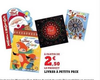 Hyper U Livres à petits prix offre