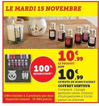 Hyper U Coffret senteur offre