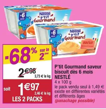 P'Tit Gourmand Saveur Biscuit DĂšs 6 Mois