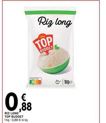 Intermarché Express Riz long top budget offre