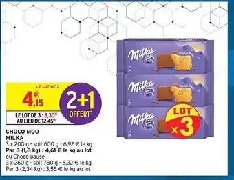 Intermarché Express Choco moo milka offre