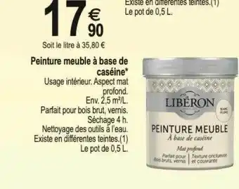 Tridôme Peinture meuble à base de caséine offre