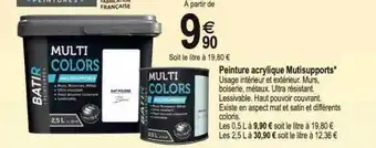 Tridôme Peinture acrylique multisupports offre