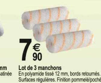 Tridôme Lot de 3 manchons offre