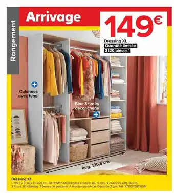Castorama Dressing xl offre
