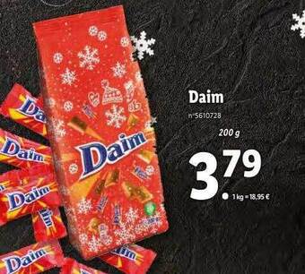 Lidl Daim offre