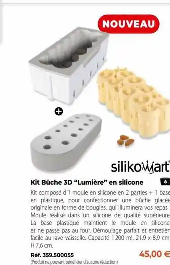 Mathon Kit bûche 3d offre
