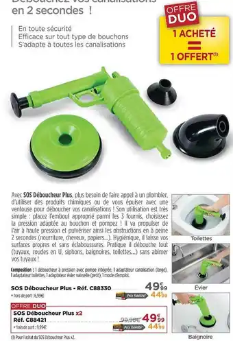 Sos déboucheur plus