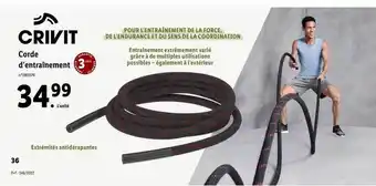 Lidl Corde d'entraînement crivit offre