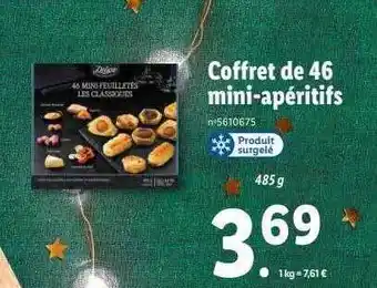 Lidl Coffret de 46 mini-apéritifs offre