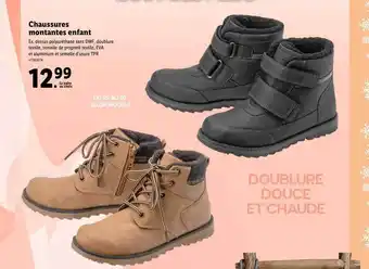 Lidl Chaussures montantes enfant offre