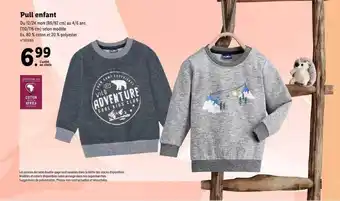 Lidl Pull enfant offre