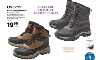 Lidl Livergy chaussures montantes offre