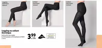 Lidl Legging ou collant thermique offre