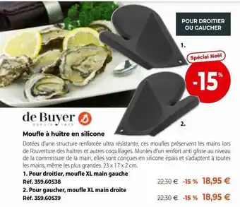 Mathon Moufle à huître en silicone de buyer offre