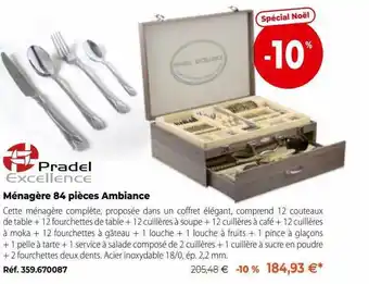MénagÚre 84 piÚces ambiance pradel excellence