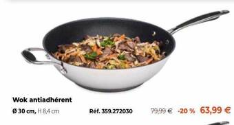Mathon Wok antiadhérent offre