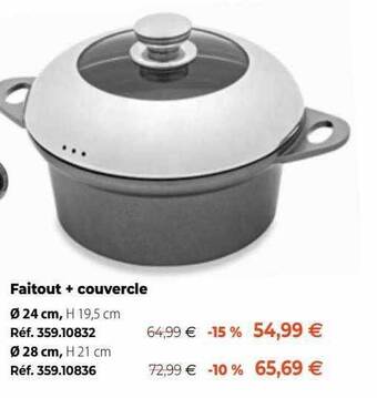 Mathon Faitout + couvercle offre