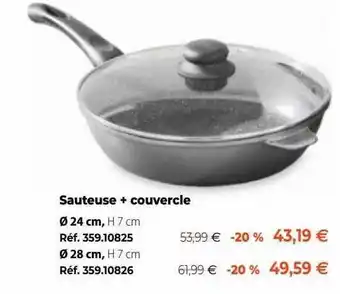 Mathon Sauteuse + couvercle offre