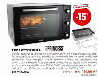 Mathon Four à convection princess offre