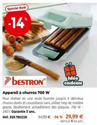 Mathon Bestron apparil à churros offre