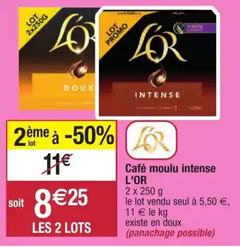 Café Moulu Intense L'Or