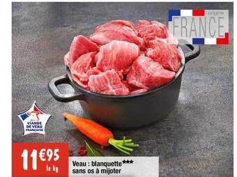 Migros Veau : blanquette*** sans os à mijoter offre