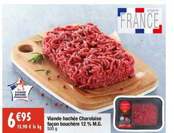 Migros Viande hachée charolaise façon bouchère 12% m.g. offre