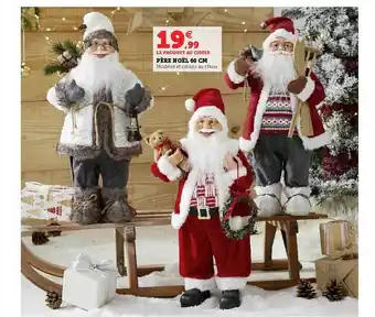 Super U Père noël 60 cm offre