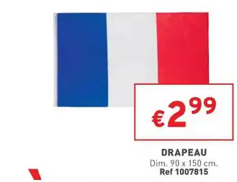 Trafic Drapeau dim 90 x 150 cm offre